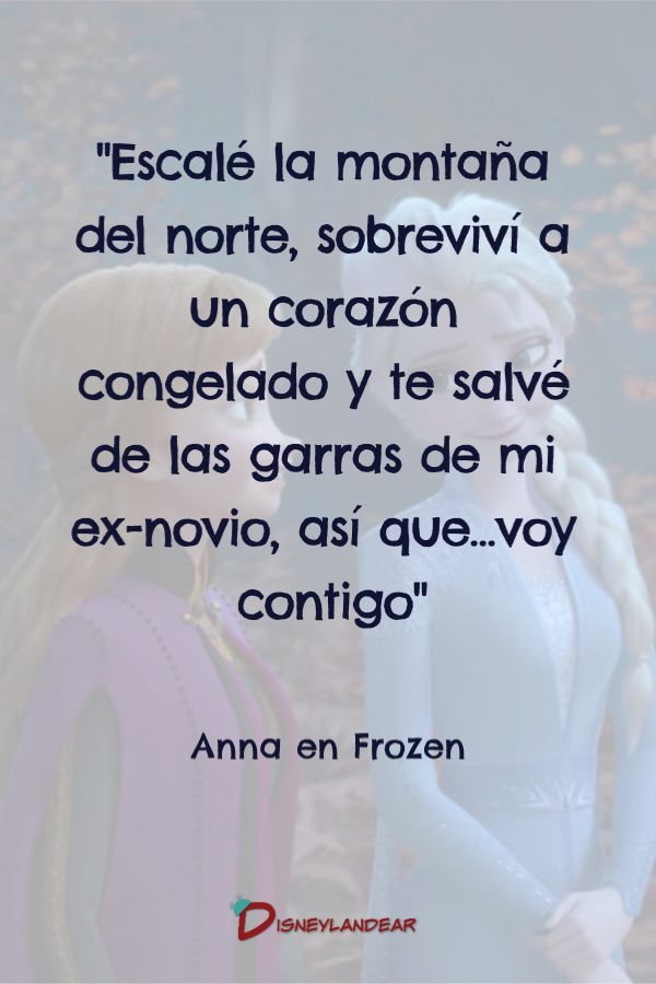 frase de Anna de Frozen 2