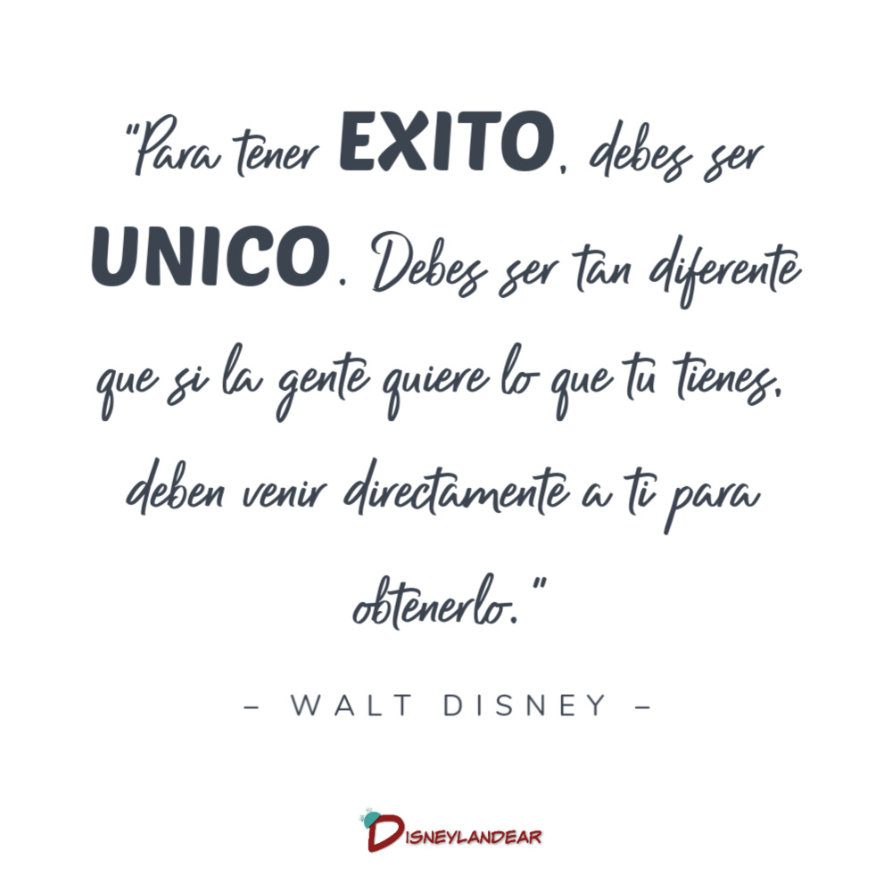 Frases de Walt Disney sobre el Exito en la Vida