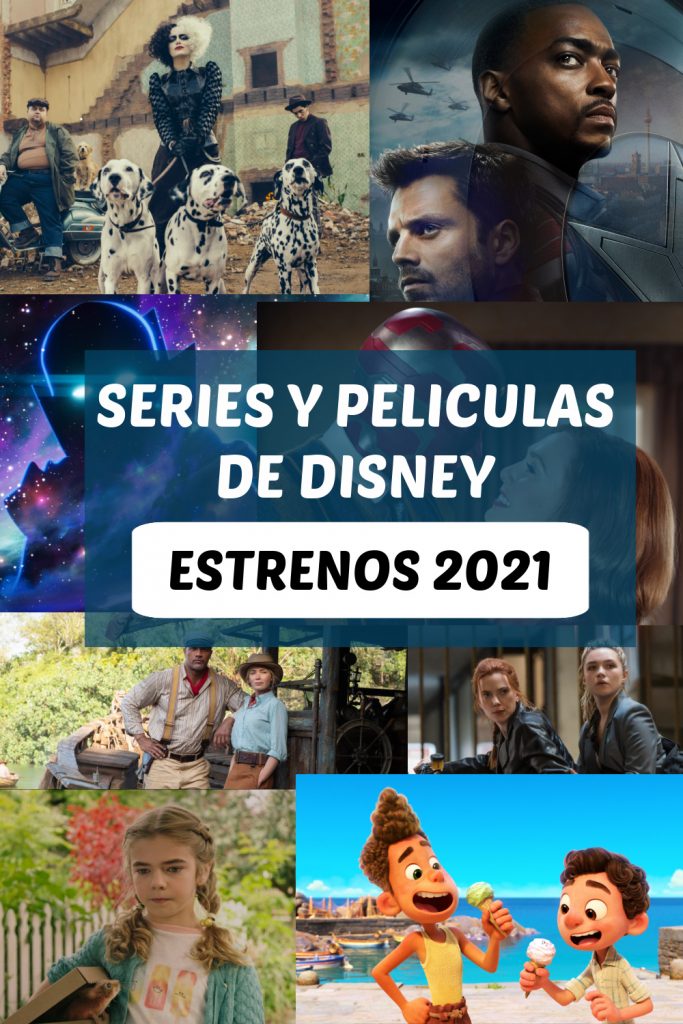 Estrenos de Disney 2021 collage