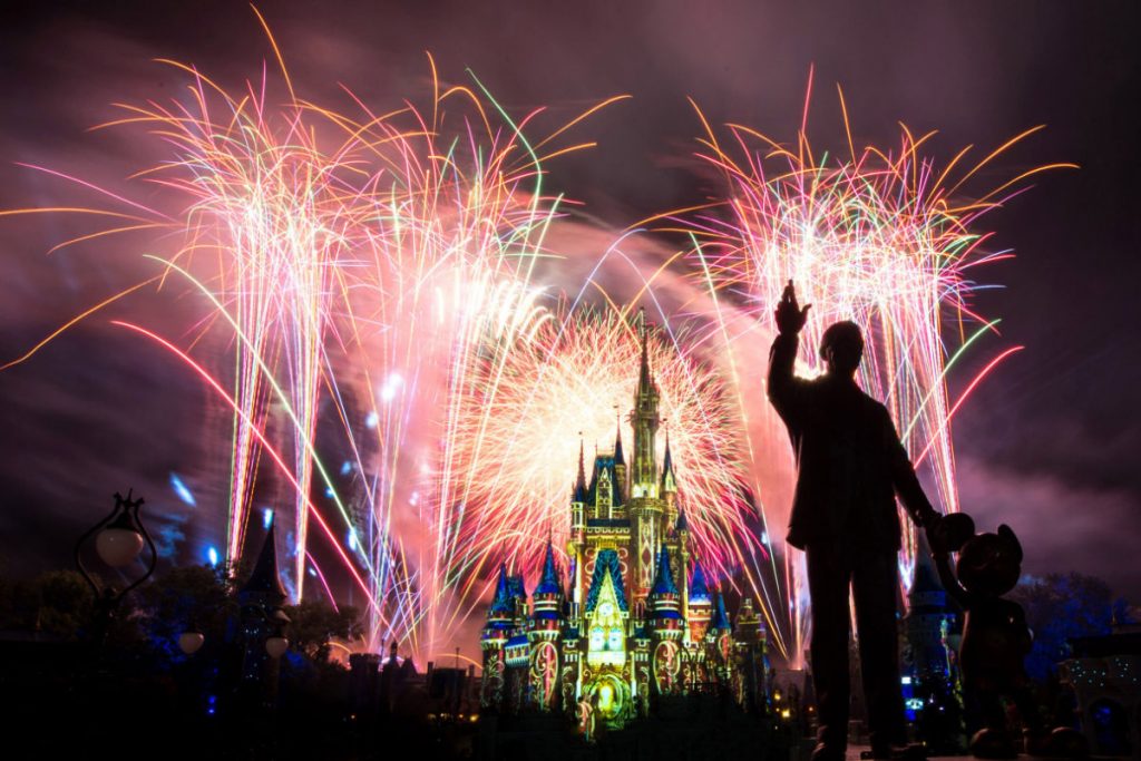 fuegos artificiales "Happily Ever After" en Magic Kingdom