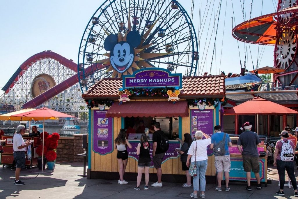 Festival of Holidays marketplace at Disney California Adventure